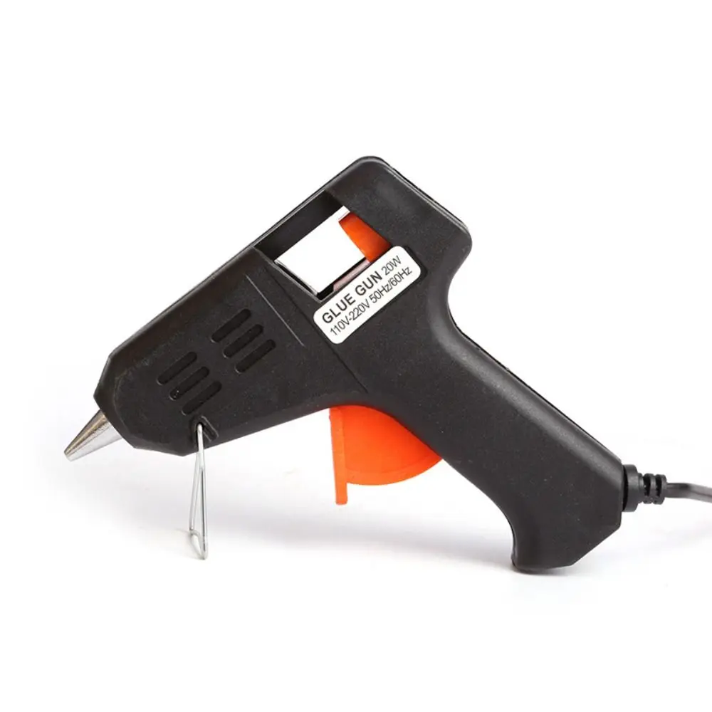DIY Plastic Hot Melt Glue Gun Black Heat Glue Sticks Thermo Electric Temperature Industrial Guns
