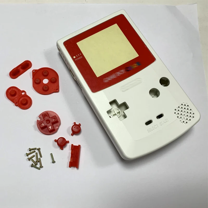 Чехол для Nintend GBC GameBoy с отверткой и ярлыками
