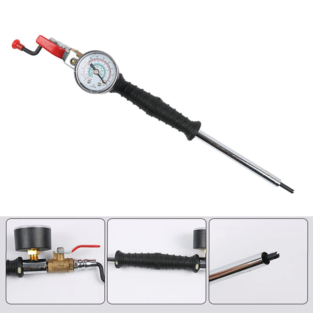 220PSI Inflator opon pneumatycznych Wodoodporny inflator Profesjonalne, odporne na zużycie akcesoria do sprężarek powietrza Pompa z chwytem prostym