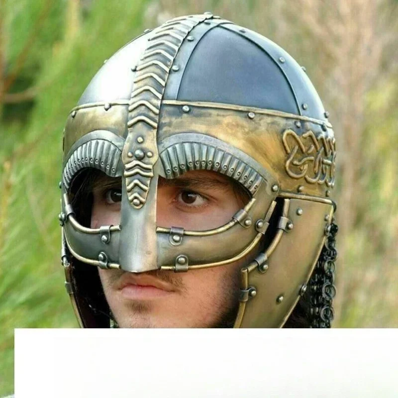 Handmade Indian Norman Viking Helmet Halloween Spartan Style Hat