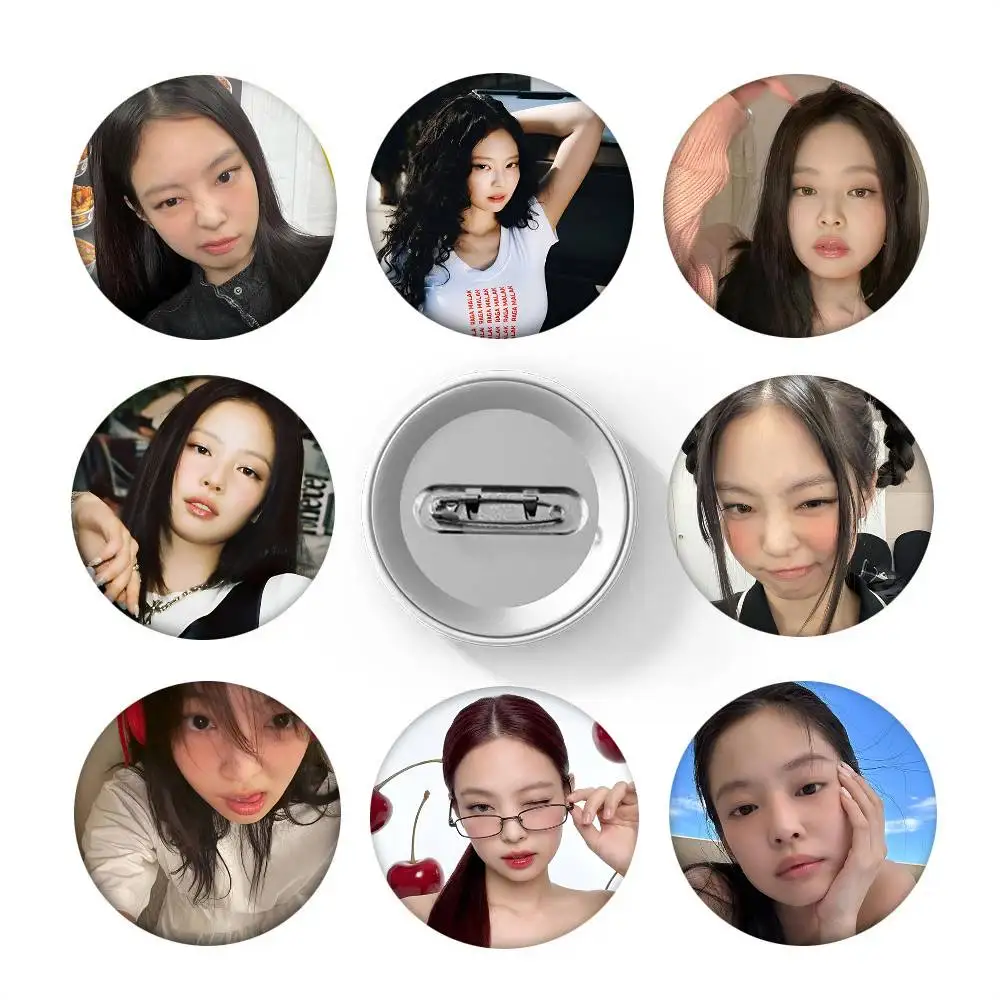 Korean Group Singer J-Jennie Round Badges Can Be Used To Decorate Clothes And Backpack Pins