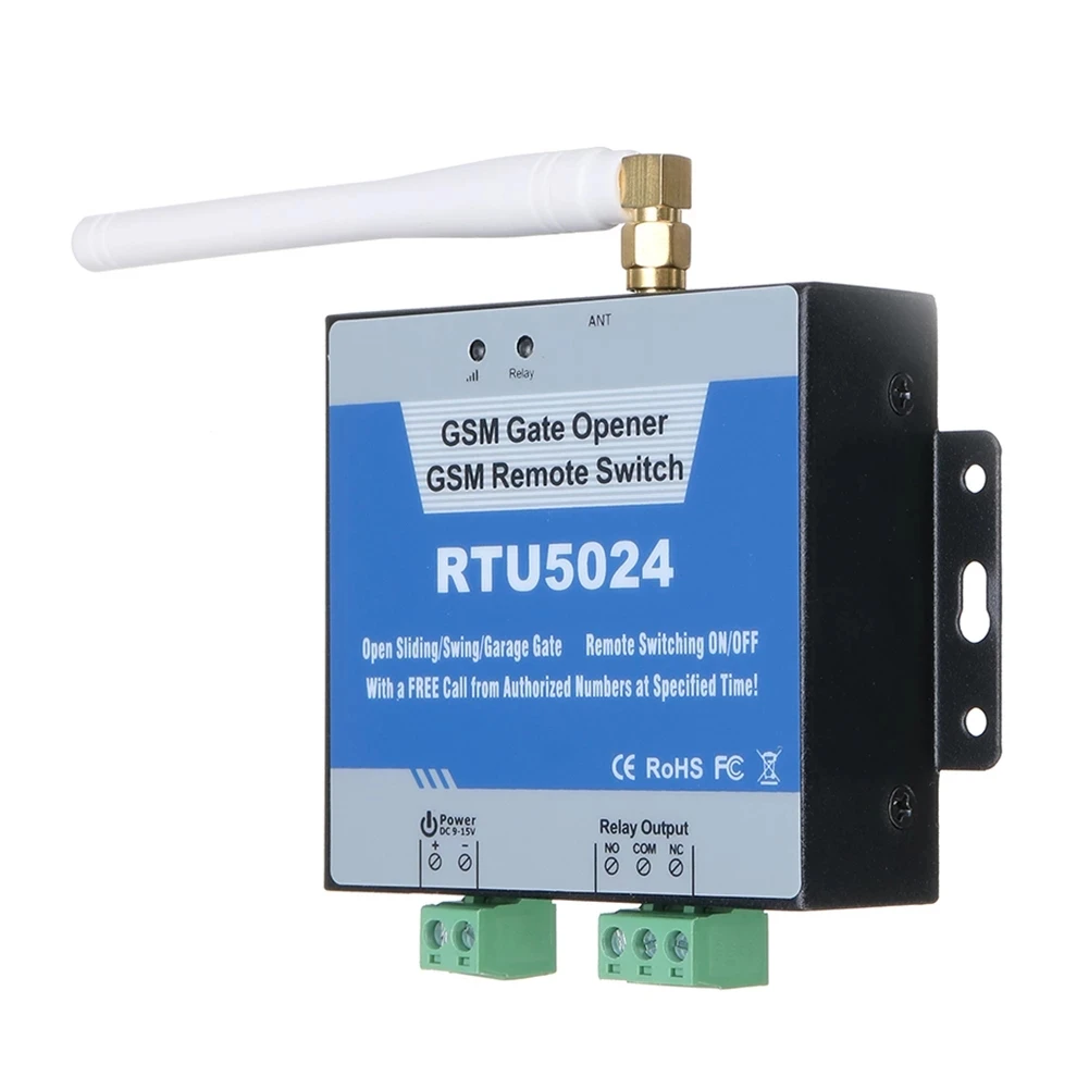 Wireless remote control switch relay RTU5024 GSM for opening, opening or opening, call free, 850/900/1800/1900MHz