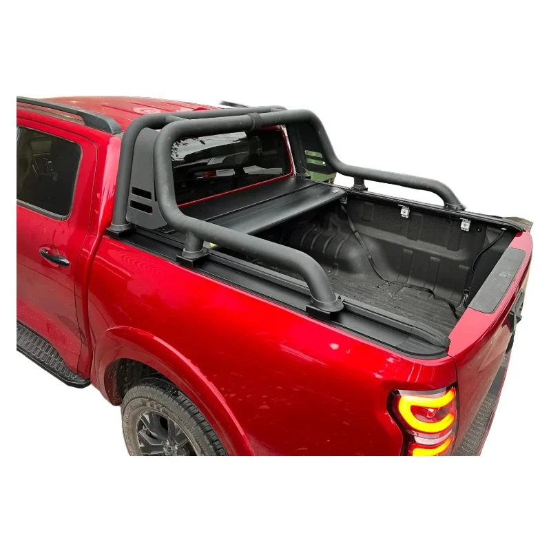 

For Power Ute Electric Retractable Tonneau Cover Aluminium Roller Shutter Convenient Roll-up Operation