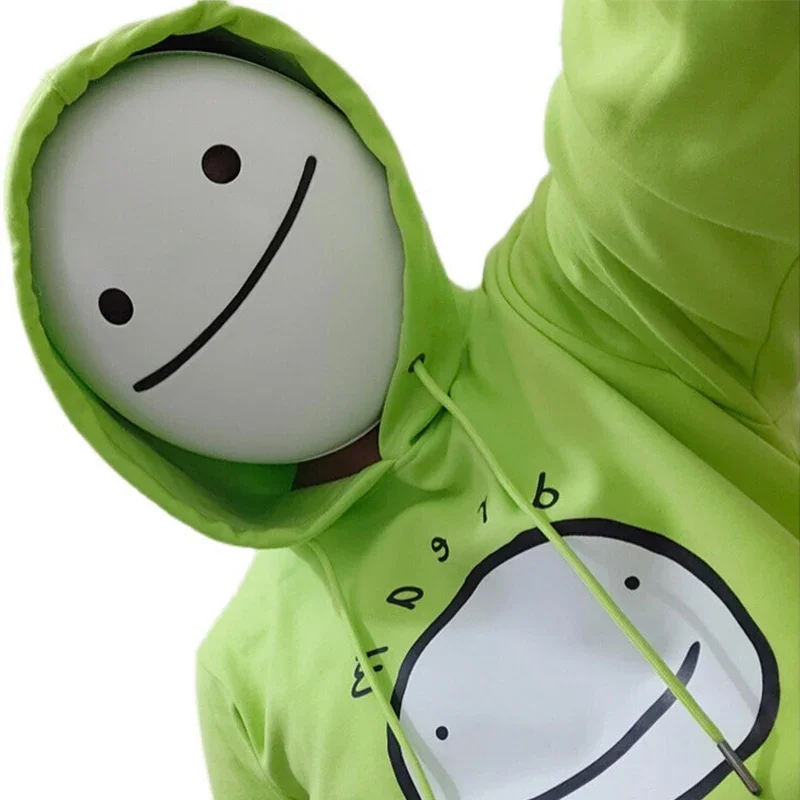 Halloween White Smile Dream Cosplay Mask Cartoon Anime Full Face Dream Cosplay White Smile Mask Costume Prop for Adult and Kids
