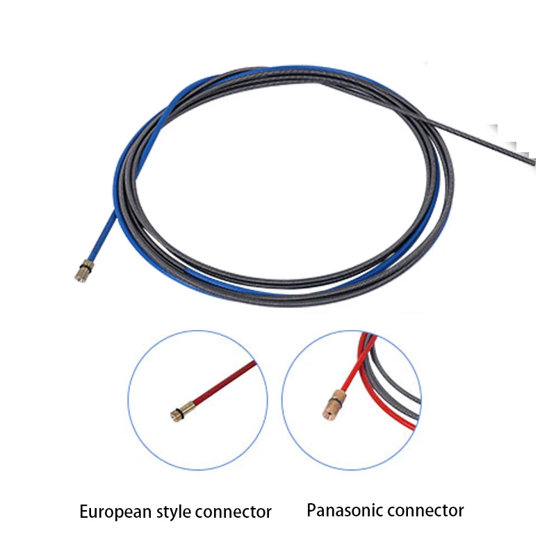 2PC 300A  500A 15AK 24KD 36KD Torch/Gun Consumables Wire Feed Tube for the Welding Machine Gas Shielded Welding Gun Hose Spring