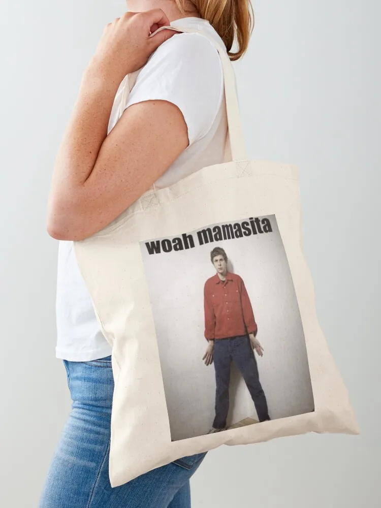 Michael Cera Woah Mamasita Tote Bag canvas tote bags Big bag women Shopper bag Big