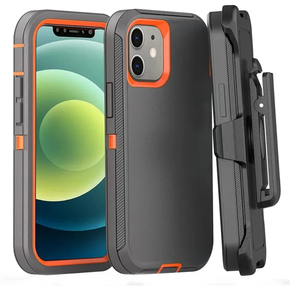Shockproof Case for iPhone 16 15 14 13 12 11 ProMax Plus Mil