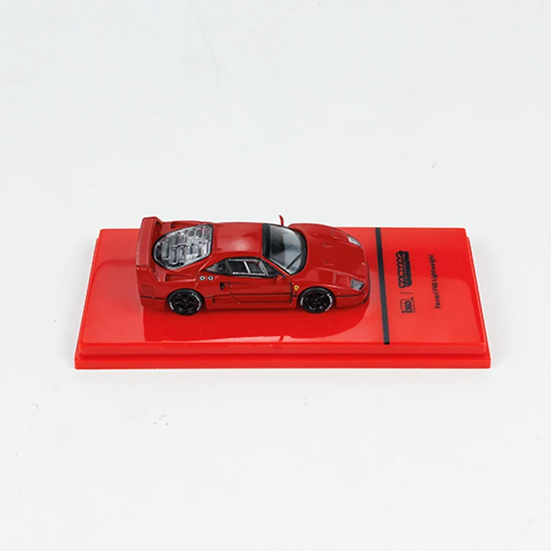 Tarmac Works 1:64 Model Car F40 Lightweight Racing Version Display Gifts -Red