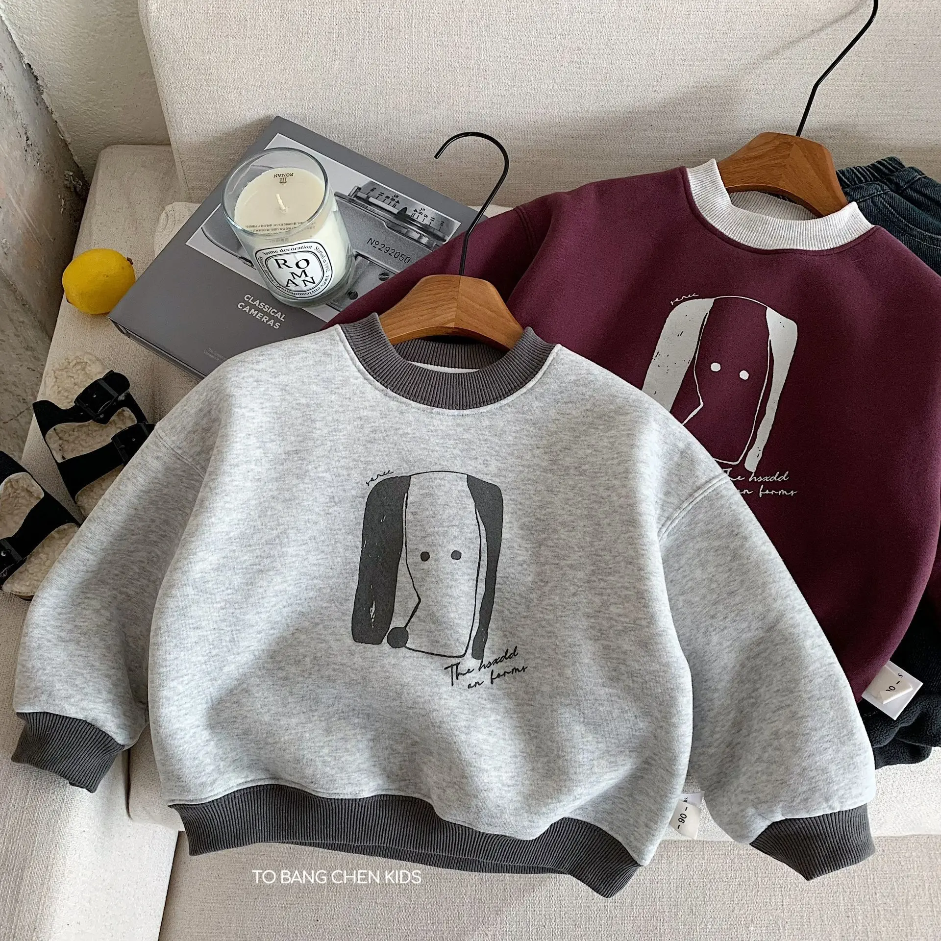 

Детский свитшот для маленьких мальчиков, утепленные пуловеры с мультяшным принтом для маленьких мальчиков, новый зимний повседневный лоскутный свитшот для маленьких мальчиков