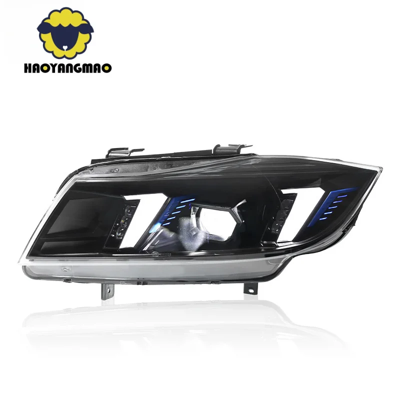 

Suitable for 05-12 3 Series E90 Headlight Assembly Modified Fang Style LED Daytime Running Light Turn Signal Lens Light