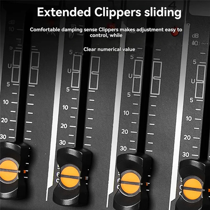 -A20Z Professional Audio Mixer GAX-PA6 Channel Sound Board Console Mixing Desk System Interface Built-In 256 Reverb Effect EU Pl