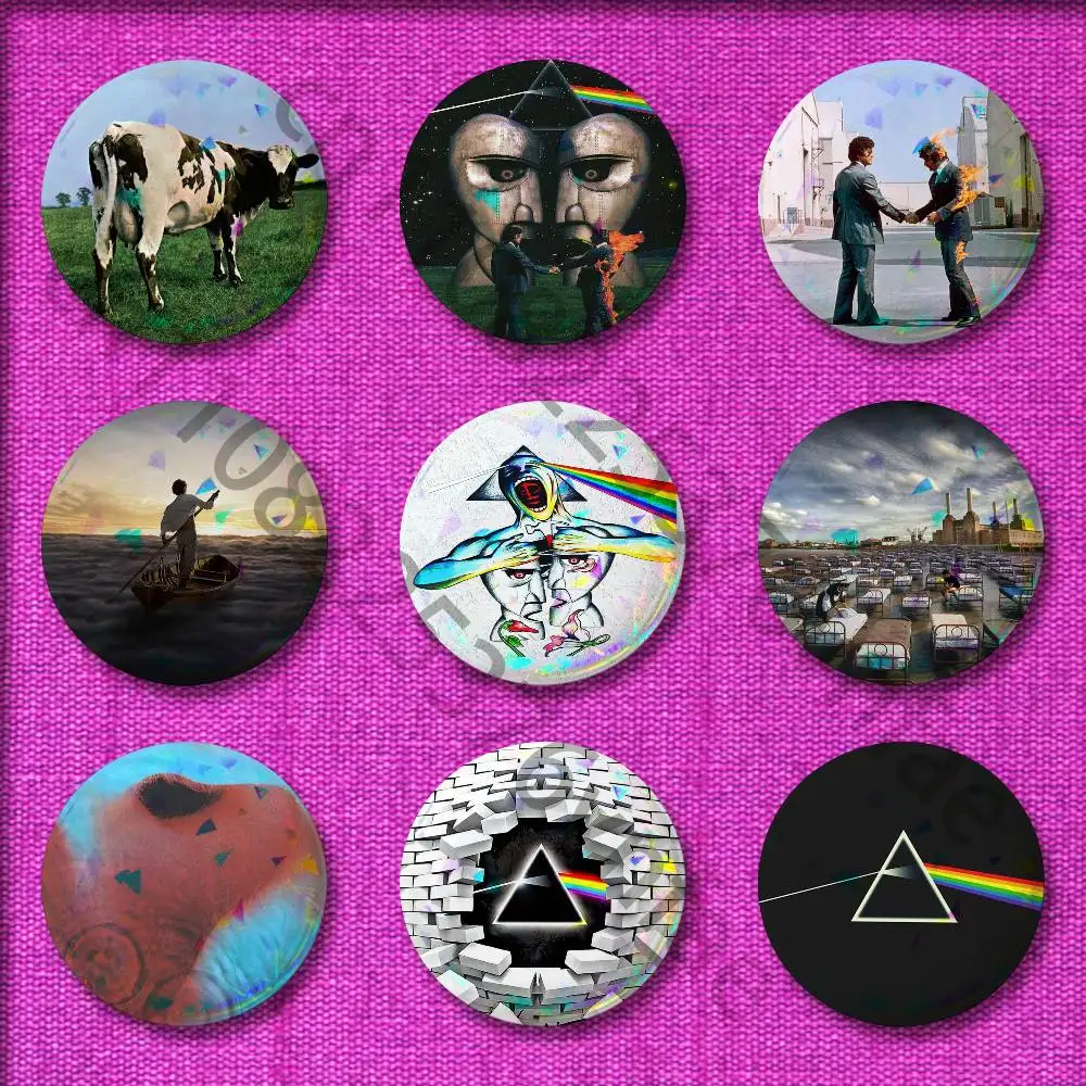 

OX Milk Cow F-Floydes-MUSIC Badge For 32mm 25mm 75mm 44mm 58mm Round Pin Brooch Insignia Cover Backpack