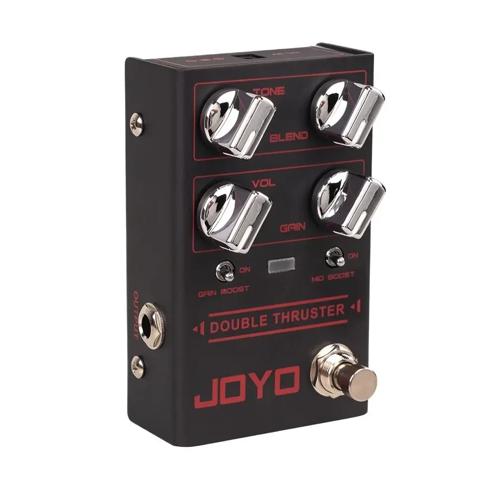 JOYO R-28 DOUBLE THRUSTER Bass Overload Pedal, Providing Sharp And Grainy High-frequency Sound, Designed For Bass Guitar Parts