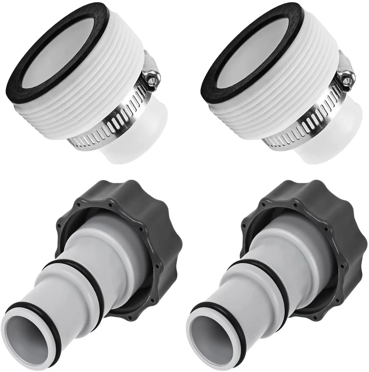Suitable for INTEX filter pump interface 1.25 inch to 1.5 inch hose conversion adapter kit