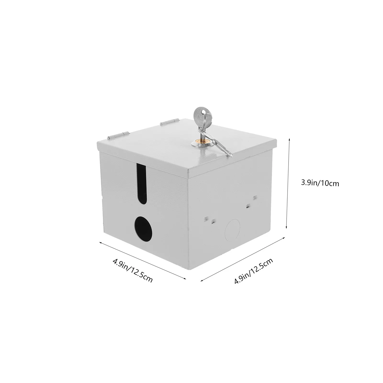 Outdoor Electrical Box Iron Lock Case Anti-Theft Socket Protector Cover Weatherproof Security for Generator Welder Motorhome