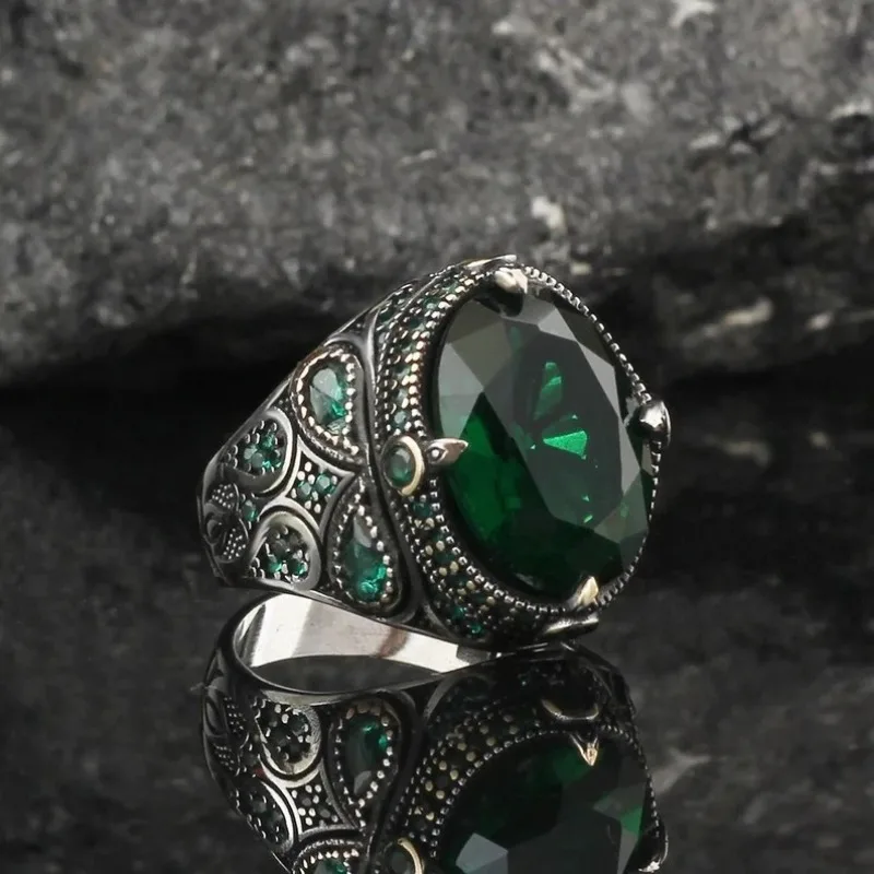 New atmospheric men\'s ring retro style, fashionable personalized accessories