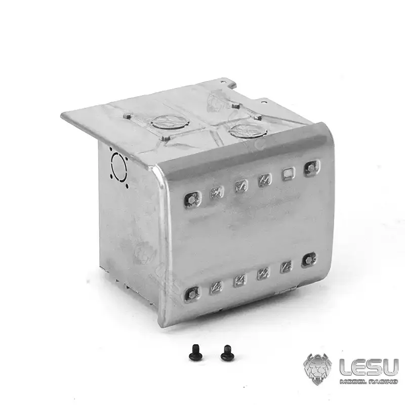 RC 1/14 Metall-Werkzeugkasten für Tamiya Hydraulikbagger, Lader, Muldenkipper, für VOLVO Anhänger-Kipper, DIY-Teile – Detail 3