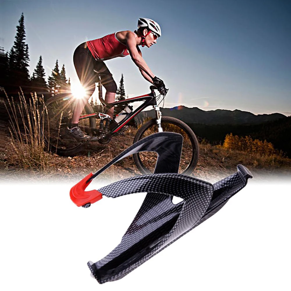 

MTB Bike Glass Fiber Kettle Holder Road Bike Bicycle Bottle Rack Carbon Fiber Bike Water Bottle Holder Water Bottle Cage