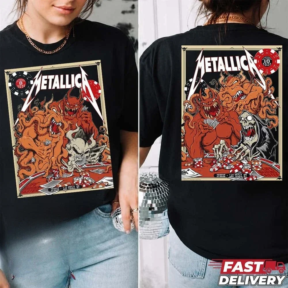 Metallica Our Fourth Life Burns Faster Gig Poster Tonight Art By Squindo From Sphere Las Vegas 2026