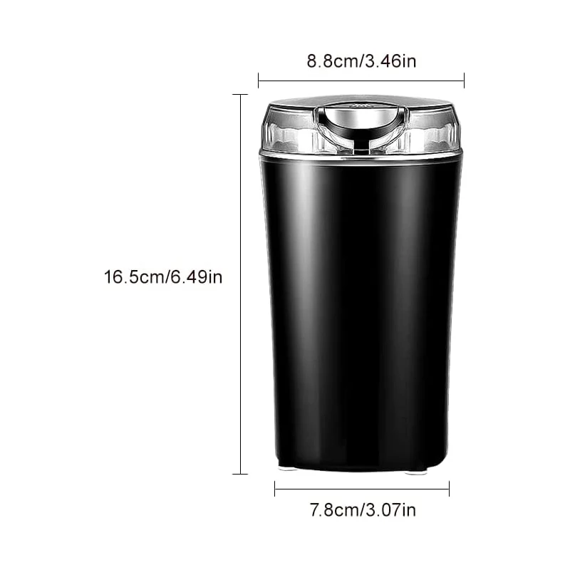 مطحنة حبوب القهوة الكهربائية الأوتوماتيكية المحمولة من PANCERKA بشعار مخصص مبيت من الفولاذ المقاوم للصدأ مصدر طاقة USB للاستخدام المنزلي