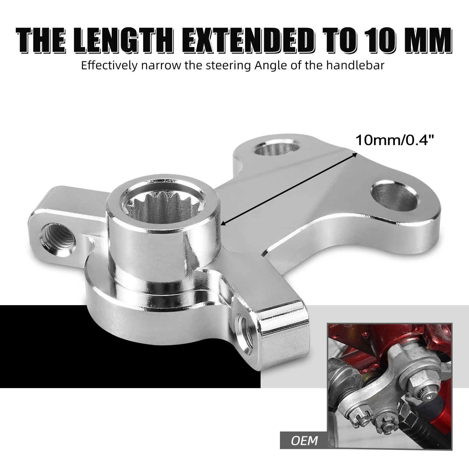 NICECNC Steering Stem Pitman ATV for Yamaha Raptor 700 700R 700RSE 2013-2024 2021 2023 2016 ATV Accessories #1PE-F3816-00-00
