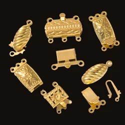 10pcs Stainless Steel Filigree Fish Hook Clasp Clasp Necklace Bracelet Connectors for DIY Pearl Knotted Jewelry Making Craft