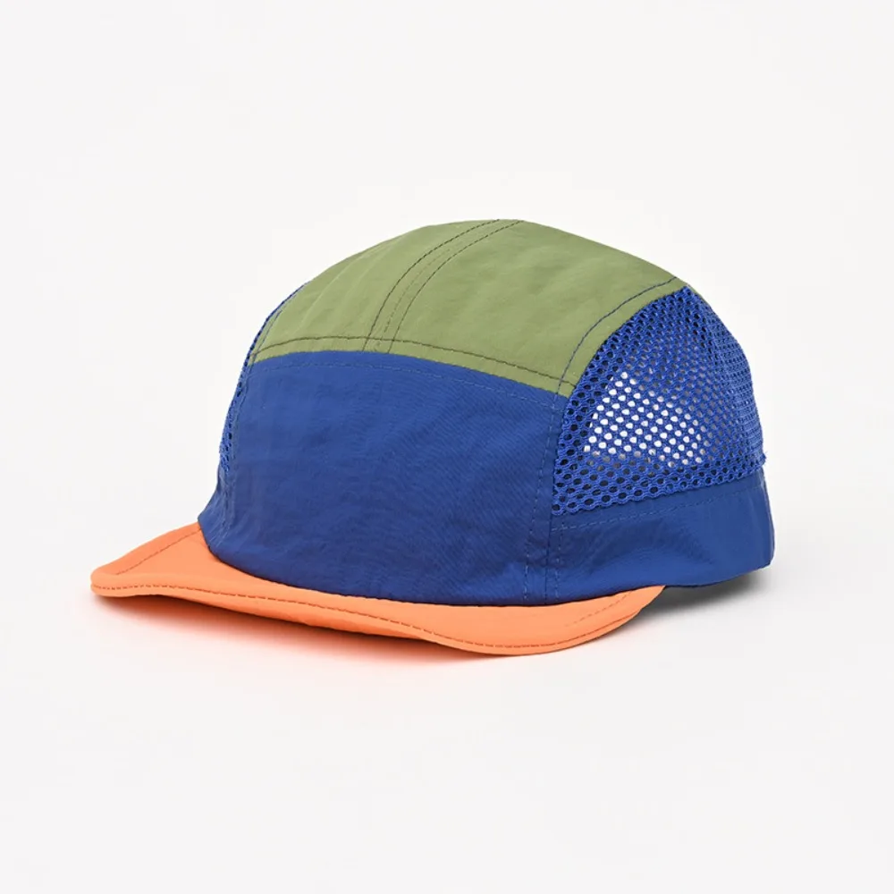 

Fashion Quick Drying Mesh Baseball Cap Adjustable UV Protection Sun Visor Cap Ultrathin Breathable Color Splicing Hat Sports Cap