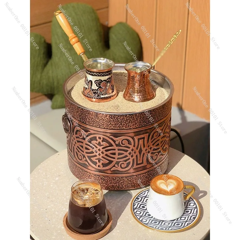 Copper Metal Special Sand Stove for Coffee Making Stainless Steel Gas Stove High-Grade Mandarin Duck Jade Electric Ceramic Stove