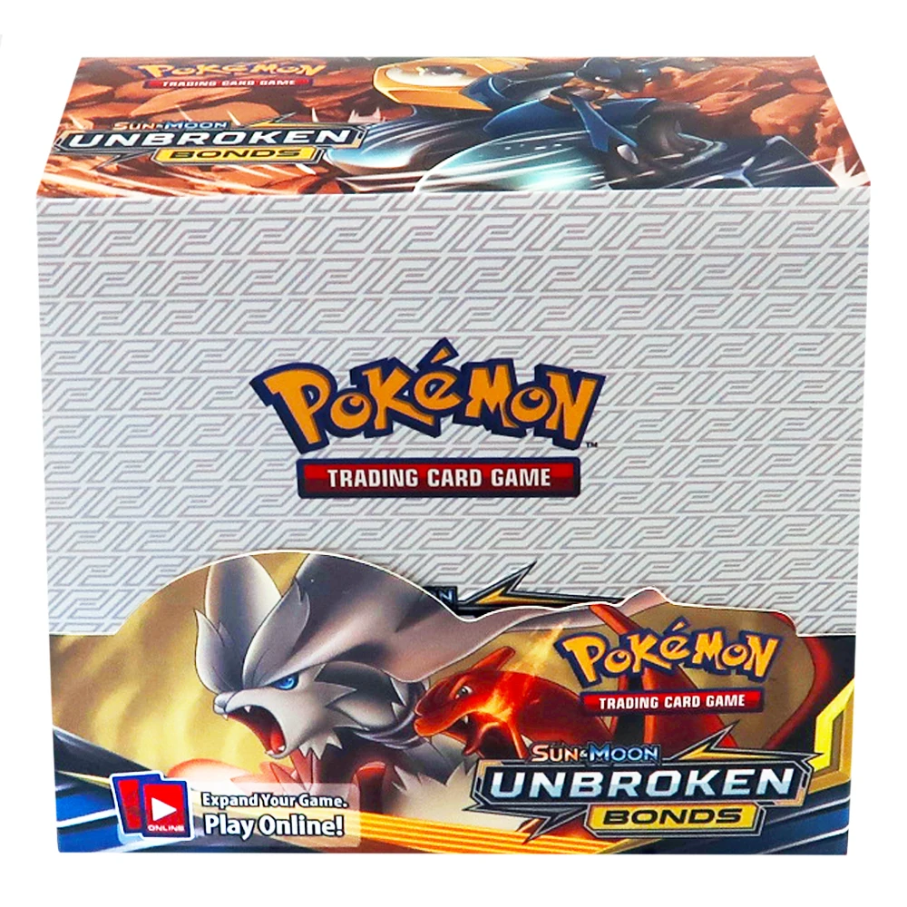 

324Pcs/box Pokemon TCG Sun & Moom Unbroken Bonds 36 Pack Pokemon Cards Collecting Toys Pokmeon Card Game