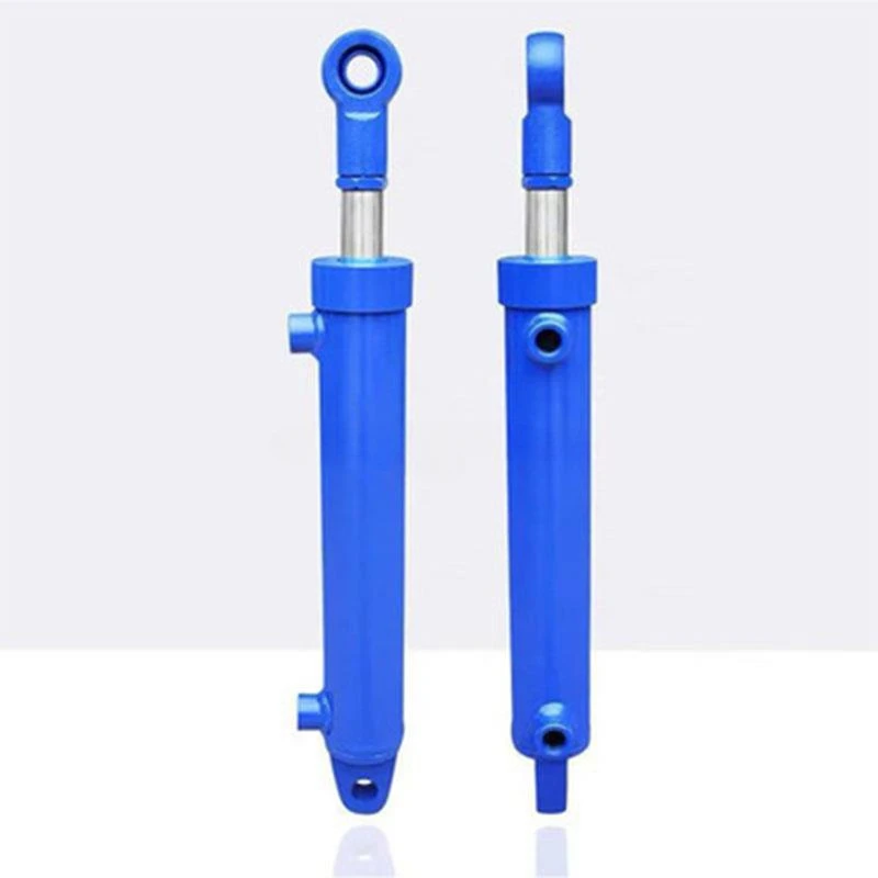 For 100-500mm Travels Hydraulic Oil Cylinder Heavy Duty Bidirectional Lifting Small Wood Splitter 2 Tonnage Hydraulic Ram