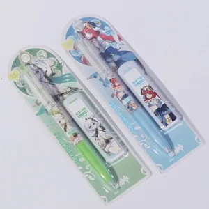 - Kalem kendinden kurmalı Mekanik son bölüm Shogun ekler, Sevimli Basın, oyunlar, Ofis malzemeleri, Okul, bu çalışmada, dolum 0.5 mm 6 Büyük satış, genshin ımpact paper no. 3