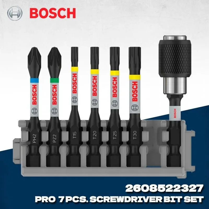 

BOSCH 2608522327 Professional 7pcs Screwdriver Bit Set Impact Drill Accessory Bosch Power Tool Accessories