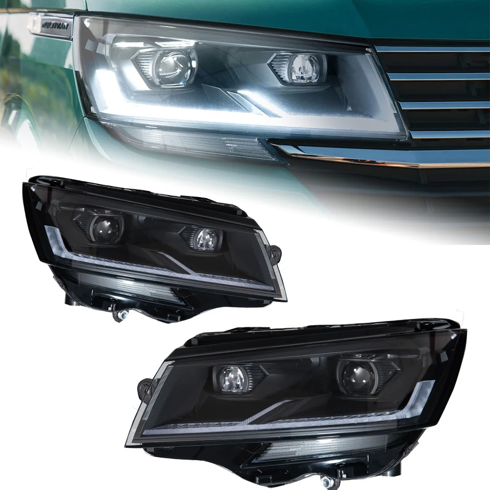 Headlight For VW Multivan T6.1 2019-2022 Caravell Car автомобильные товары LED DRL Hella Xenon Lens Hella Hid H7 Car Accessories