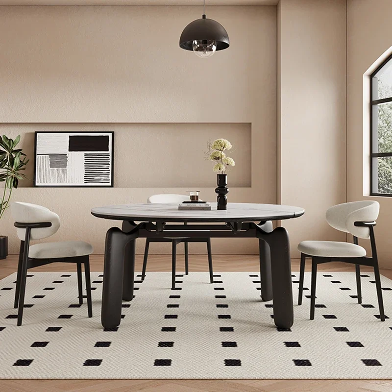 Desk Foldable Dining Table Salon Coffee Small Conference Round Dining Kitchen Table Console Esstisch Livingroom Furniture Sets