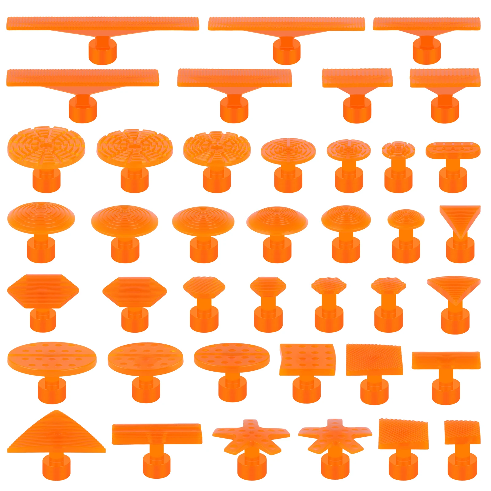 40 шт. PDR инструмент клеевые вкладки вмятин вмятин присоски присоски для удаления вмятин без покраски инструменты для ремонта автомобиля ремонт вмятин