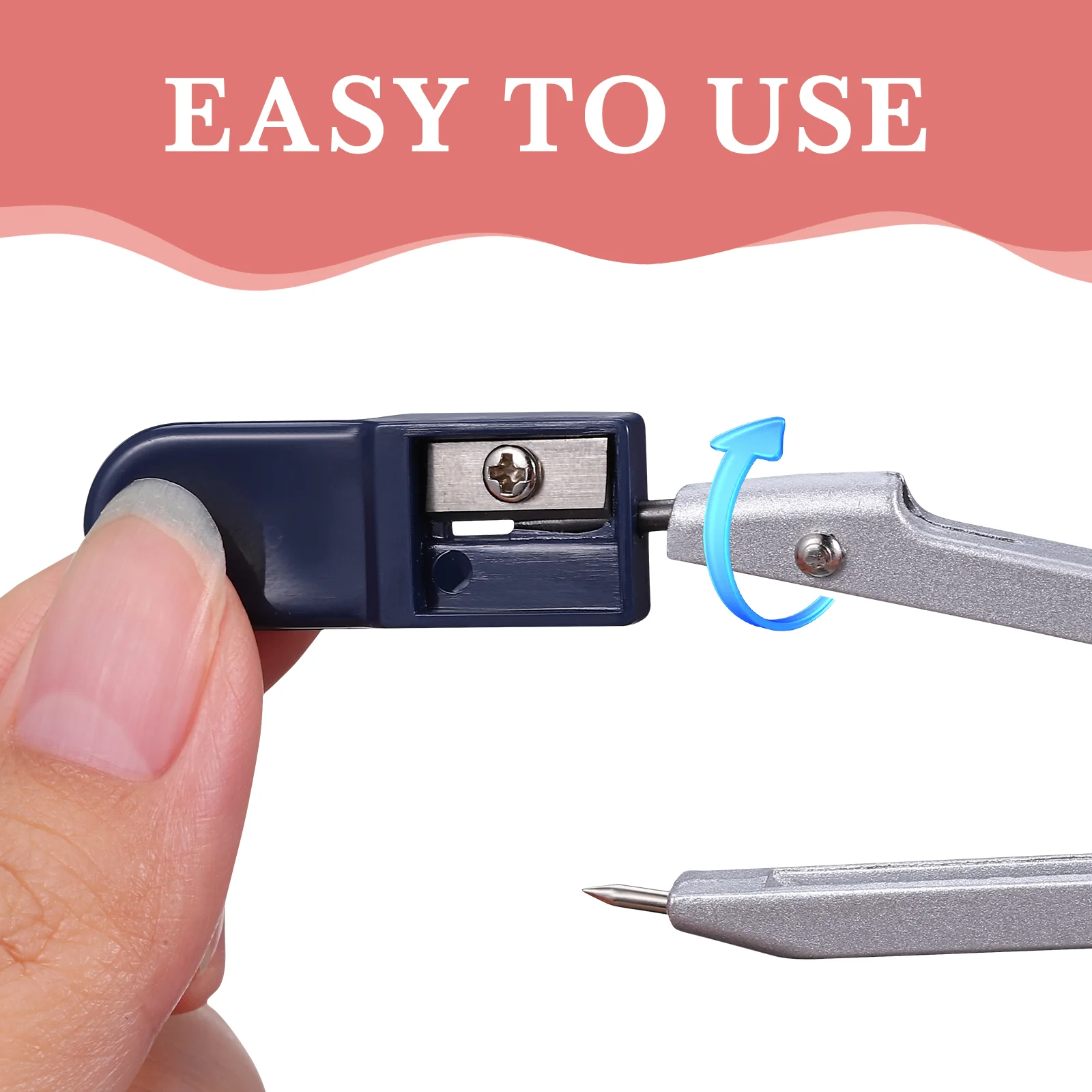 Professional Compass Core Pencil Lead with Sharpener Mechanical Replacement Stationery Standard Drawing Compasses