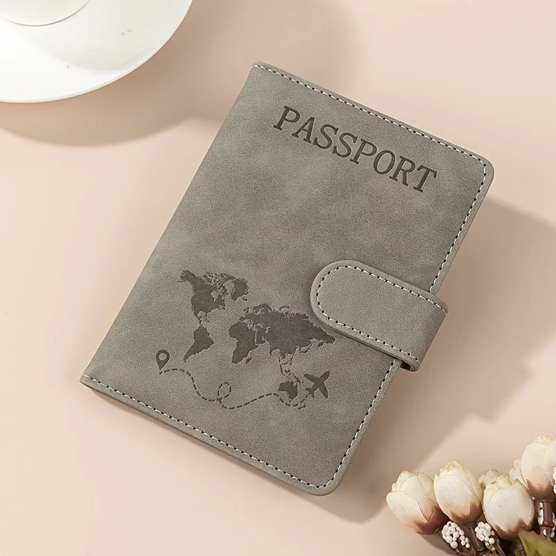 RFID Blocking Multi-Function Travel Passport Holder, Wallet, ID Card Holder, Made of PU Synthetic Leather Passport Covers gallery 1