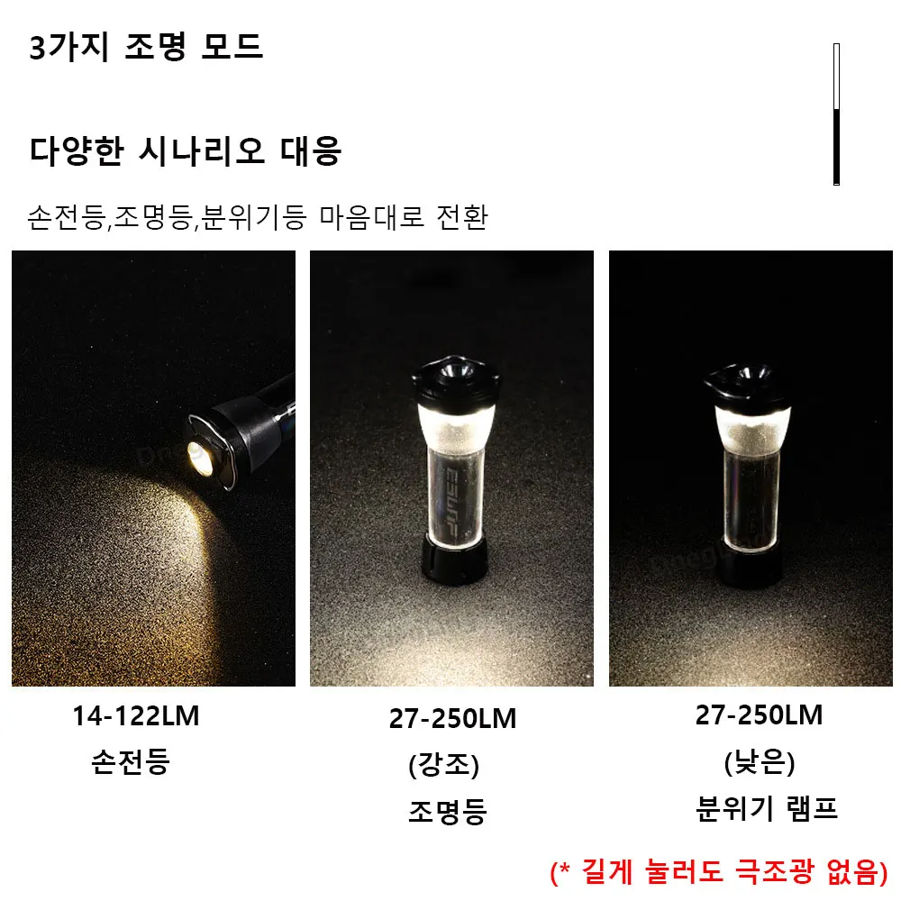 New Rechargeable Camping Lantern Portable Outdoor Camping Light Magnet Emergency Light Hanging Tent Light Powerful Work Lamp