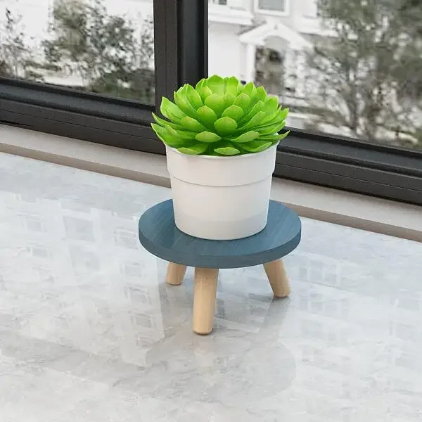 الشمال زهرة الجرف رفوف النباتات شرفة بوعاء البستنة رفوف النباتات الخشبية الأصالة أثاث الحدائق Porte-plantes FYPS