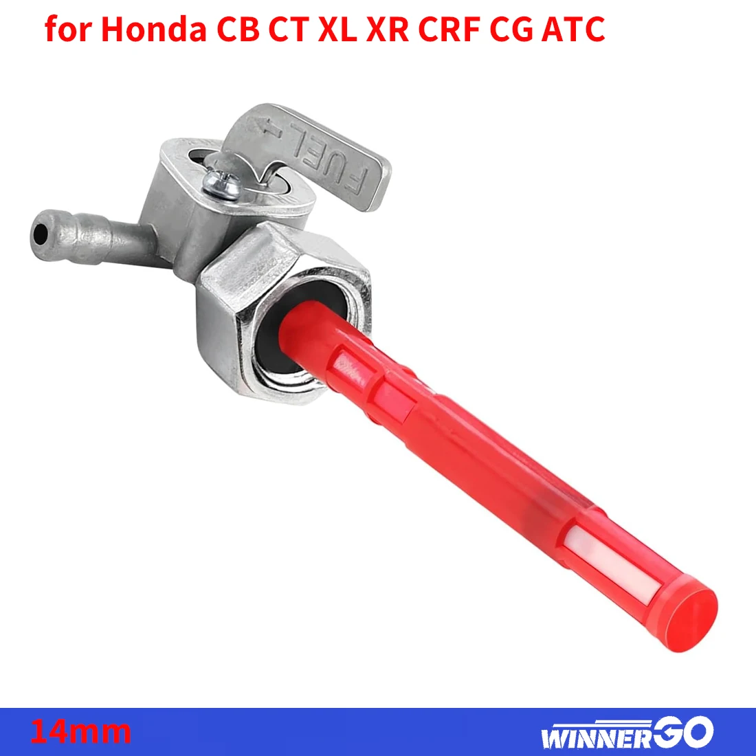 Válvula de Combustible M14*1 para Honda XR80 XR100 XL80 XL100 CB125 CM185T NA50 NC50 CB125S CT125 TL125S XL100 XL100S XL16950-GF6-015
