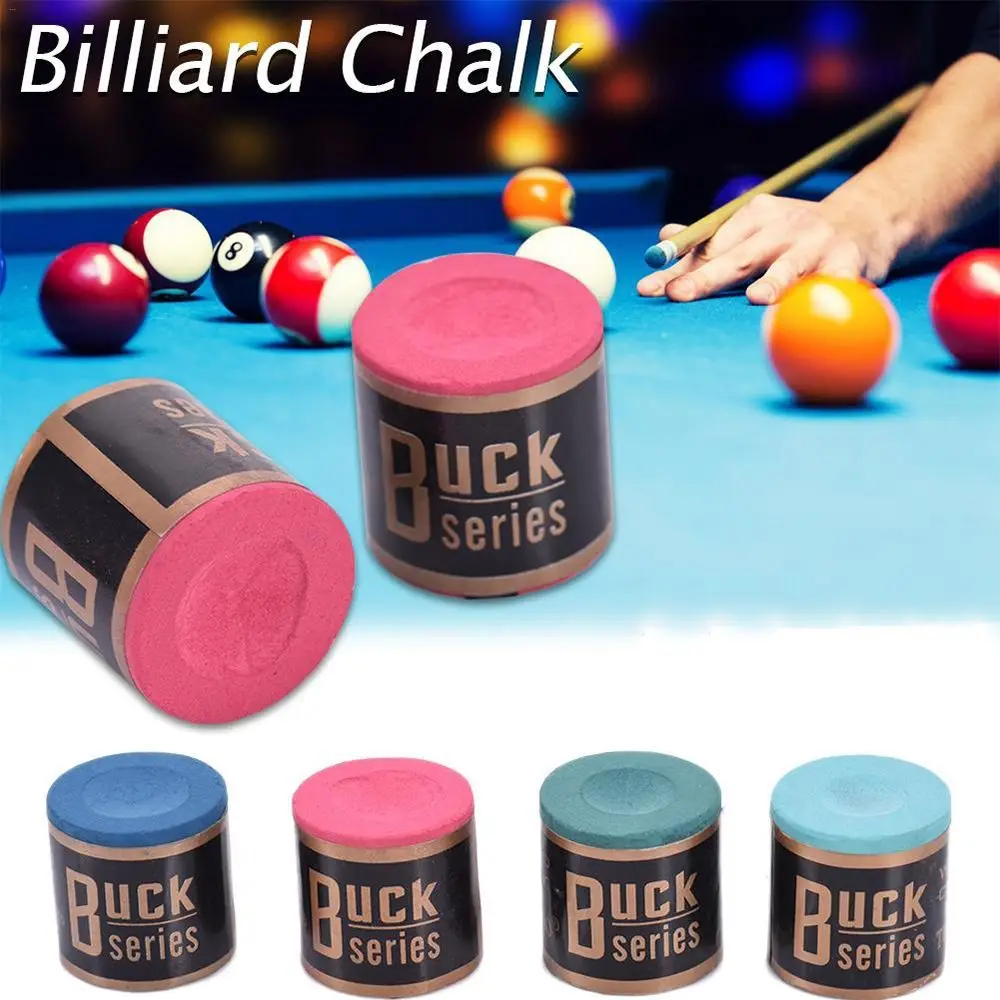 

No-slip Snooker Cue Chalk Calcium Carbonate Tip Chalk Billiards Accessories Billiard Chalk Pool Cue Chalk