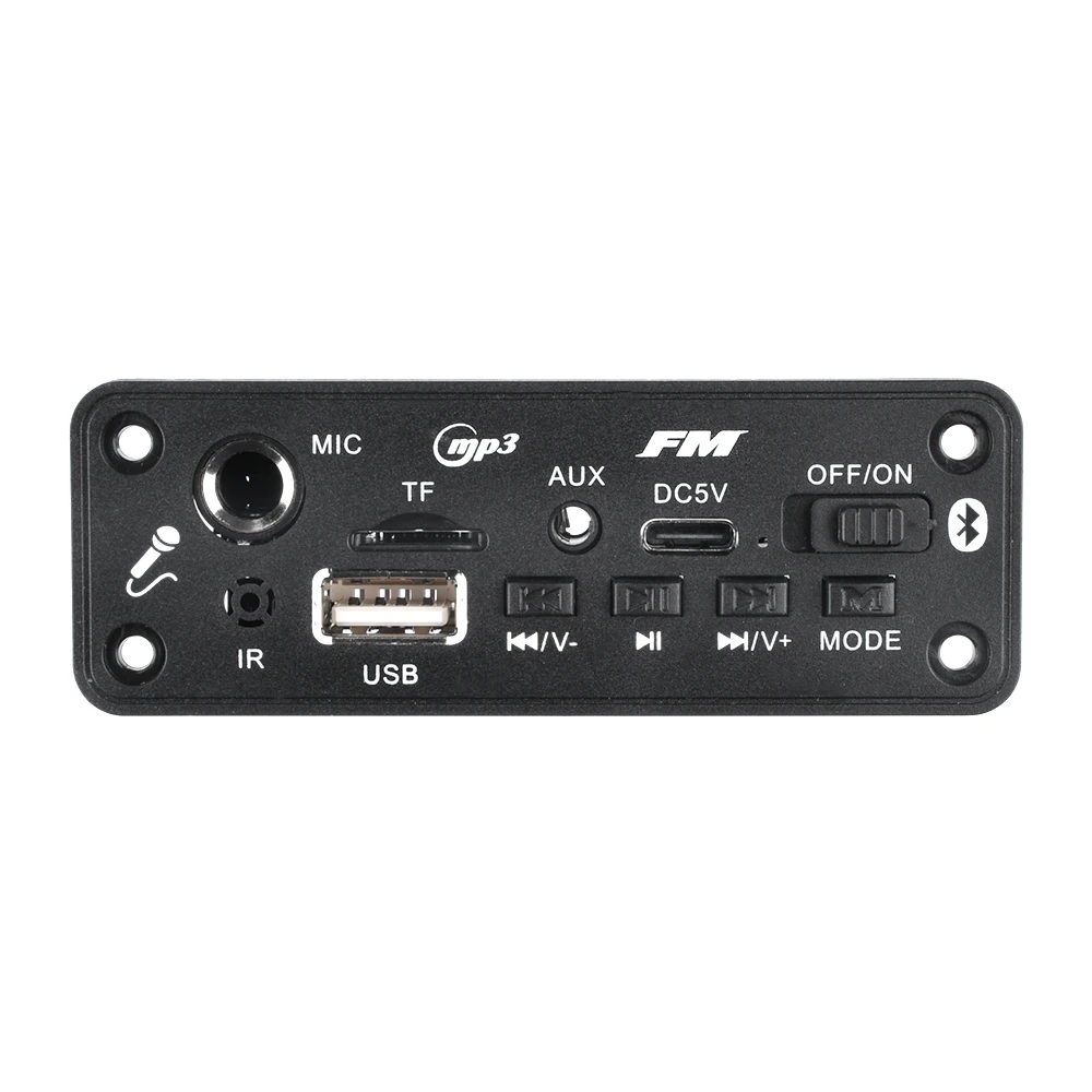 Car MP3 WMA Decoder Board MP3 Audio Player USB TF FM Radio Module Wireless Bluetooth 5.3 Lossless USB Drive TF Card AUX Player