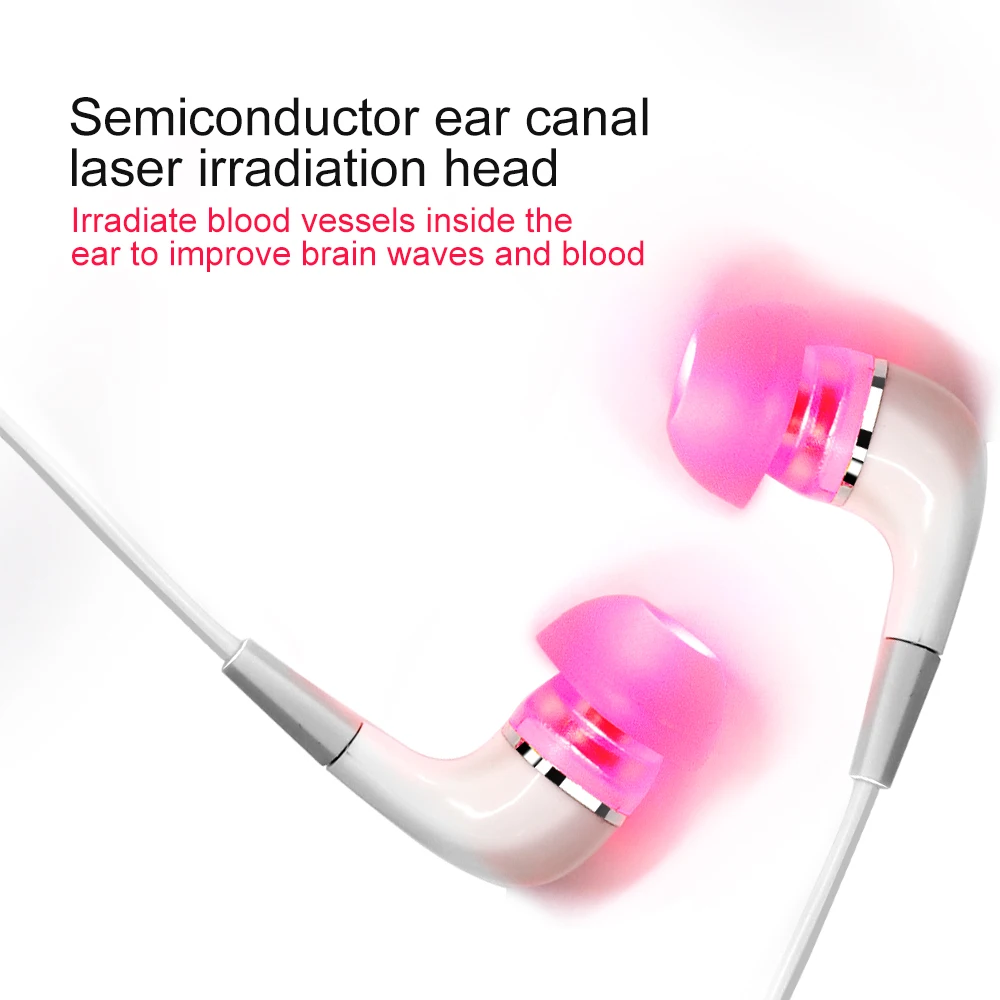 650nm Laser Therapy Rhinitis Sinusitis Machine Nose Care Bionase Tinnitus Ear Laser Therapy LLLT Irradiation Media Deafness USB