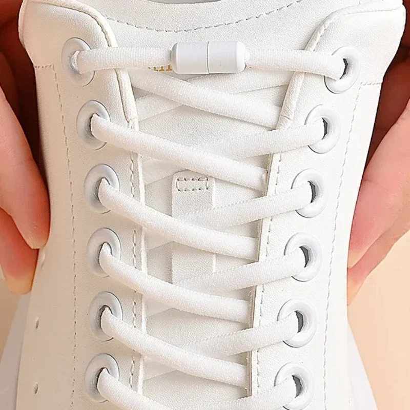 Lacets de chaussures élastiques pour enfants et adultes, lacets lumineux pour paresseux, enfiler et enlever rapidement les cordes de chaussures