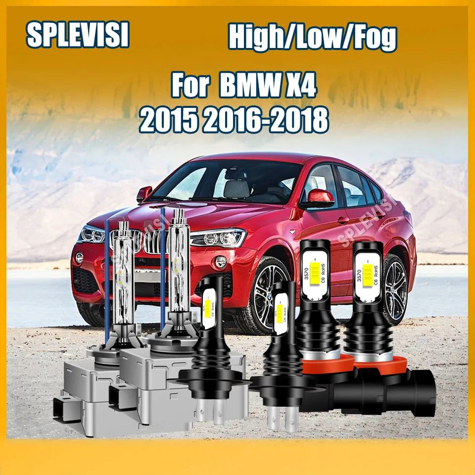 

H7 Hi Beam D1S Ксеноновые фары ближнего света Противотуманные фары H11 Длительный срок службы 1:1 Мини-размер для BMW X4 2015 2016 2017 2018