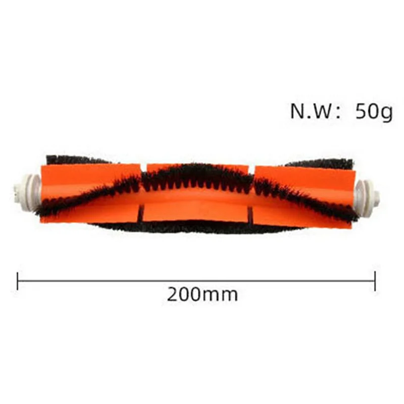 2PCS Robotic Vacuum Cleaner Main Brush Replacement Accessories For Xiaomi Dreame S10 / S10 Pro