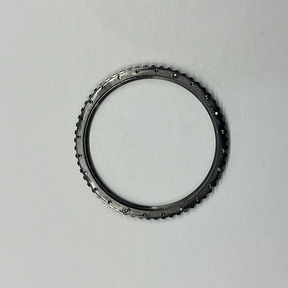 1pc Replacement Watch Ring Black Bezel with Indexes R760/ R765 Watch Accessory for Samsung Galaxy S3 Frontier