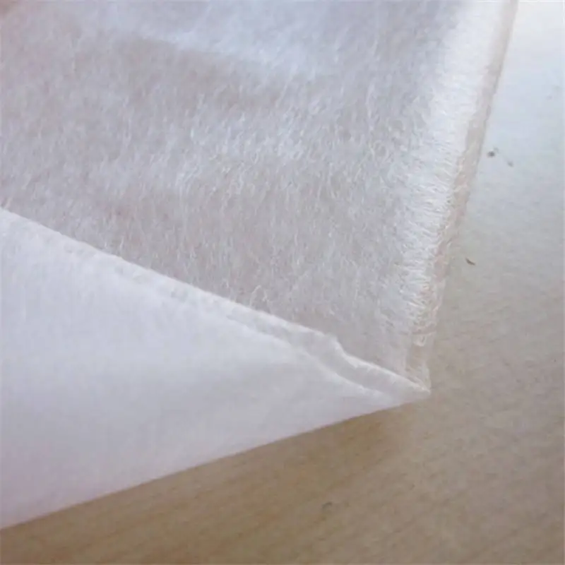 112cm*1M White Non-woven Fabric Interlinings Iron On Sewing Patchwork Double-sided Adhesive Lining Garment Accessory DIY 1PC