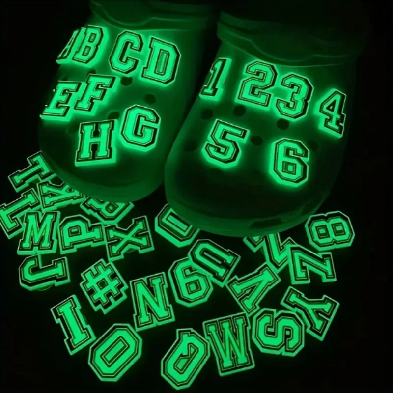 26PCS Letters Shoes Charming Garden Shoes, Sandals, ABC-Z Letters, Boys, Girls, Teenagers, and Adult Party Pets