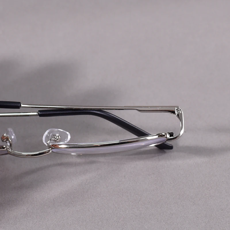 Männer Oversize Lesebrille Blau Licht Blockieren Brillen Brillen Metall Titan Brillen Rahmen Für Business + 100 – Detail 30